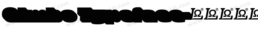 Gimbo Typeface字体转换